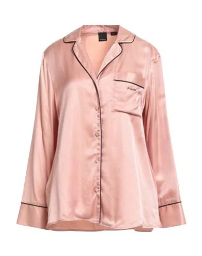 Pinko Woman Shirt Blush Size 6 Viscose, Silk