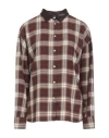 Pinko Woman Shirt Chocolate Brown Size M Polyester, Cotton, Polyurethane, Viscose In Brown