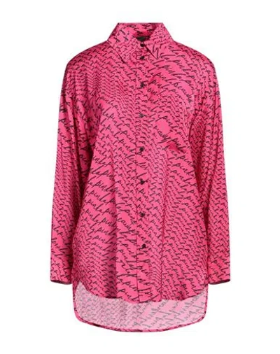 Pinko Woman Shirt Fuchsia Size 6 Viscose