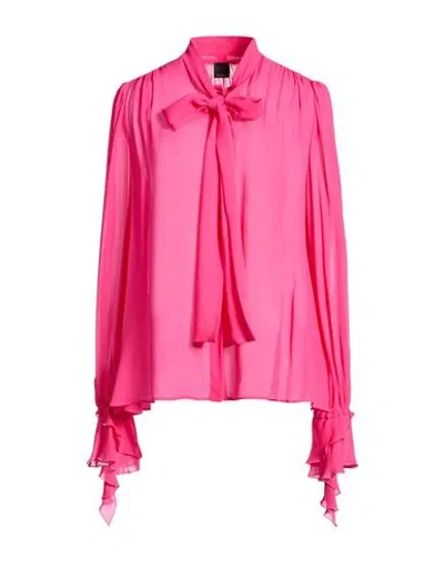 Pinko Woman Shirt Fuchsia Size 4 Viscose In Multi