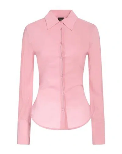 Pinko Woman Shirt Pink Size 4 Viscose, Elastane