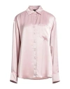 Pinko Woman Shirt Pink Size L Acetate, Polyester