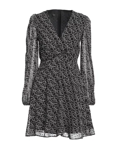Pinko Short Dresses In Black