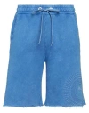 Pinko Woman Shorts & Bermuda Shorts Azure Size L Cotton In Blue