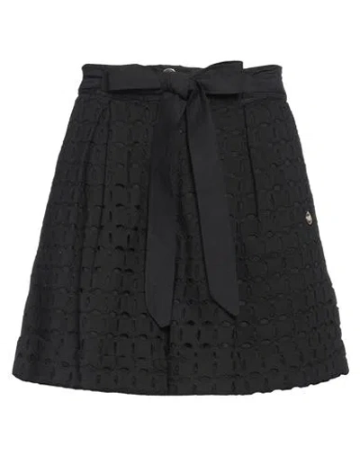 Pinko Woman Shorts & Bermuda Shorts Black Size 10 Cotton