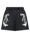 Pinko Shorts  Stargate Made Of Satin In Black