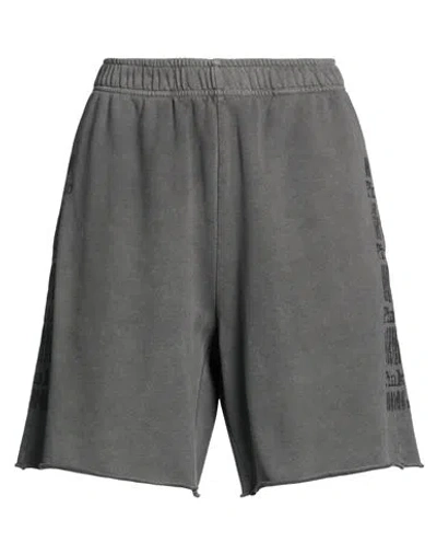Pinko Woman Shorts & Bermuda Shorts Charcoal Size Xs Cotton In Green