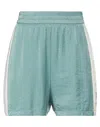 Pinko Woman Shorts & Bermuda Shorts Light Green Size S Viscose, Polyester, Cotton In Green