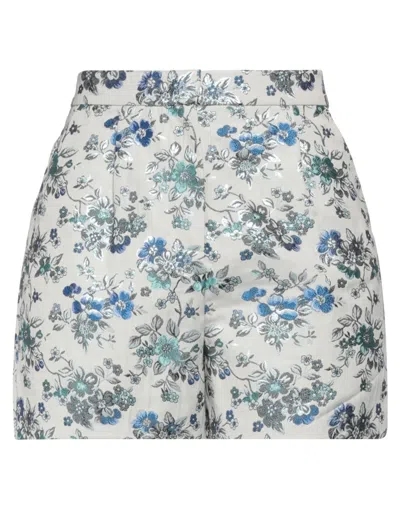 Pinko Woman Shorts & Bermuda Shorts Light Grey Size 8 Polyester, Acetate, Cotton