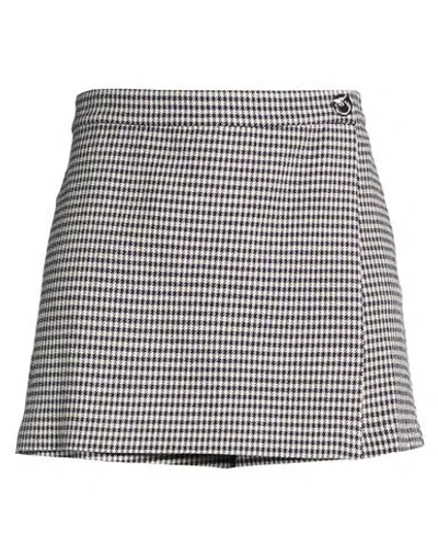 Pinko Woman Shorts & Bermuda Shorts Midnight Blue Size 10 Cotton, Acrylic, Polyester, Elastane In Multi