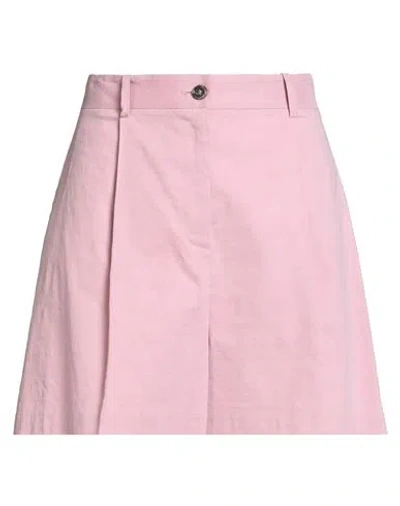Pinko Woman Shorts & Bermuda Shorts Pink Size 10 Linen, Viscose, Elastane