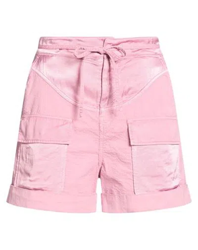 Pinko Woman Shorts & Bermuda Shorts Pink Size 2 Cotton, Elastane In Multi