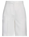 Pinko Woman Shorts & Bermuda Shorts White Size 2 Polyester, Elastane
