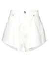 Pinko Woman Shorts & Bermuda Shorts White Size 28 Cotton