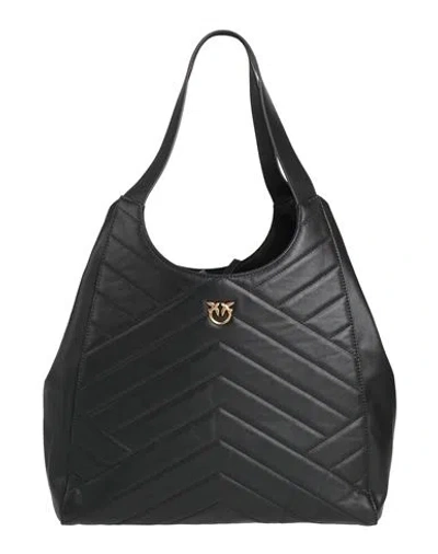Pinko Woman Shoulder Bag Black Size - Calfskin