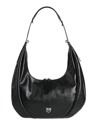 Pinko Woman Shoulder Bag Black Size - Calfskin
