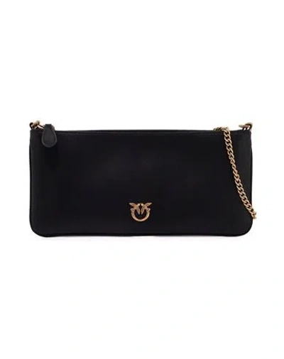 Pinko Woman Shoulder Bag Black Size - Calfskin
