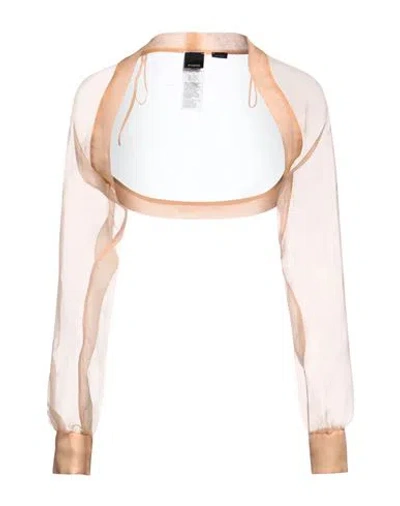 Pinko Woman Shrug Apricot Size Onesize Polyester In Orange