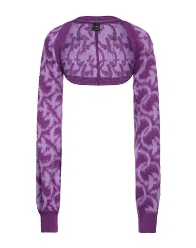 Pinko Woman Shrug Purple Size S Acrylic, Polyamide, Alpaca Wool