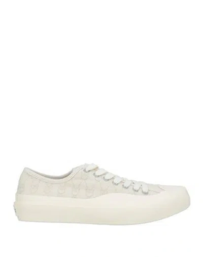 Pinko Woman Sneakers Beige Size 7 Textile Fibers