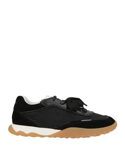 Pinko Woman Sneakers Black Size 9 Leather, Textile Fibers