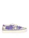 Pinko Woman Sneakers Cream Size 8 Textile Fibers In Purple