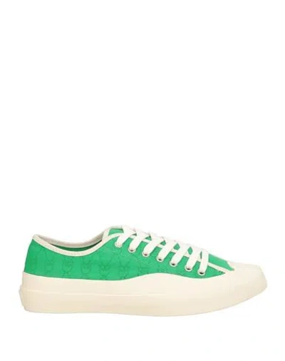 Pinko Woman Sneakers Green Size 5 Textile Fibers