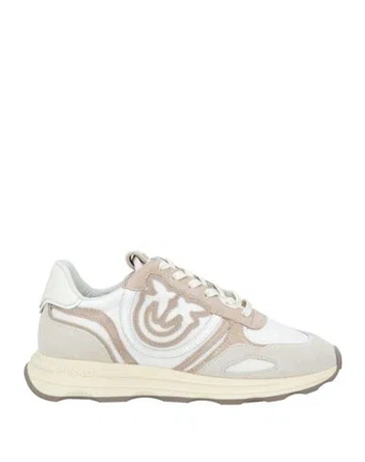 Pinko Logo Sneakers In Neutral