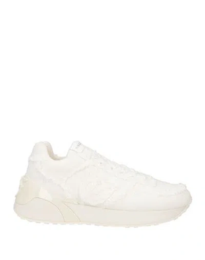 Pinko Woman Sneakers White Size 11 Textile Fibers