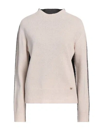 Pinko Woman Sweater Beige Size L Wool, Cashmere In Neutral