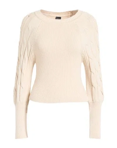 Pinko Woman Sweater Beige Size M Viscose, Polyamide, Polyester In Neutral