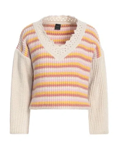 Pinko Woman Sweater Beige Size S Polyamide, Acrylic, Wool