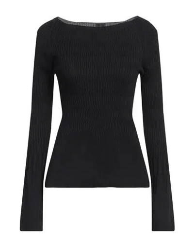 Pinko Woman Sweater Black Size Xs Viscose, Polyamide, Metallic Fiber