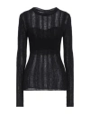 Pinko Woman Sweater Black Size S Polyamide, Alpaca Wool, Wool In Black