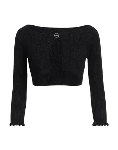 Pinko Woman Sweater Black Size S Viscose, Polyester, Polyamide, Elastane