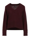 Pinko Woman Sweater Burgundy Size Xs Wool, Cashmere In Red