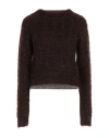 Pinko Woman Sweater Cocoa Size S Polyamide, Acrylic, Alpaca Wool In Brown