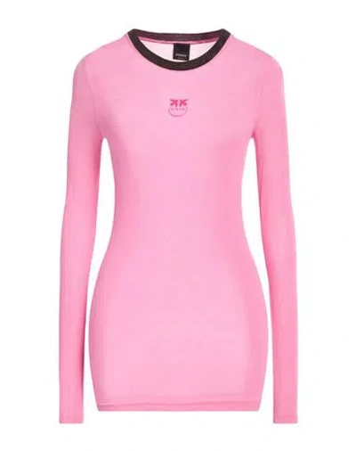 Pinko Woman Sweater Fuchsia Size L Modal, Cashmere, Elastane In Pink