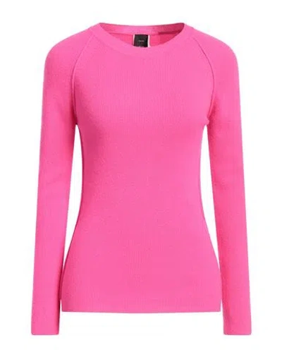 Pinko Woman Sweater Fuchsia Size S Wool, Viscose, Polyamide, Cashmere In Pink