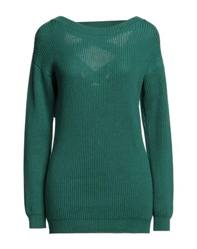 Pinko Woman Sweater Green Size M Cotton