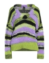 Pinko Woman Sweater Green Size Xs Acrylic, Wool, Alpaca Wool, Polyamide In Green