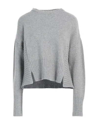 Pinko Woman Sweater Light Grey Size L Wool, Cashmere In Gray