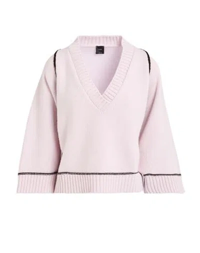Pinko Woman Sweater Light Pink Size S Wool, Cashmere In Purple