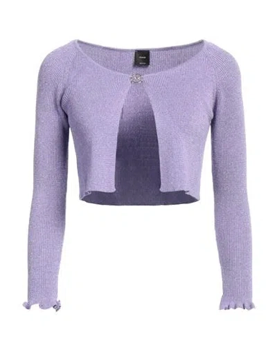 Pinko Purple Viscose Sweater In Pink