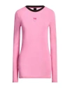 Pinko Woman Sweater Pink Size M Modal, Cashmere, Elastane In Magenta