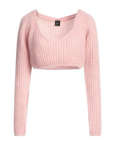 Pinko Woman Sweater Pink Size L Acrylic, Polyamide, Mohair Wool