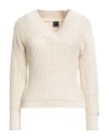 Pinko Woman Sweater White Size L Cotton, Nylon In White