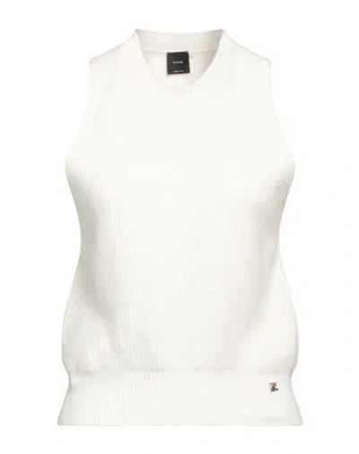 Pinko Woman Sweater White Size S Polyamide, Viscose, Wool, Elastane