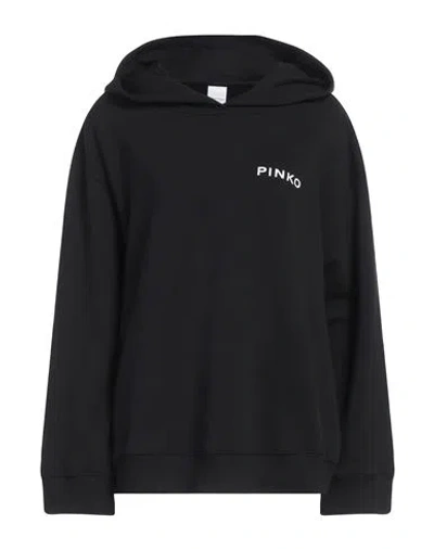 Pinko Woman Sweatshirt Black Size L Cotton