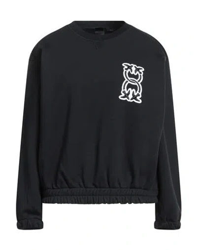 Pinko Woman Sweatshirt Black Size L Cotton, Elastane